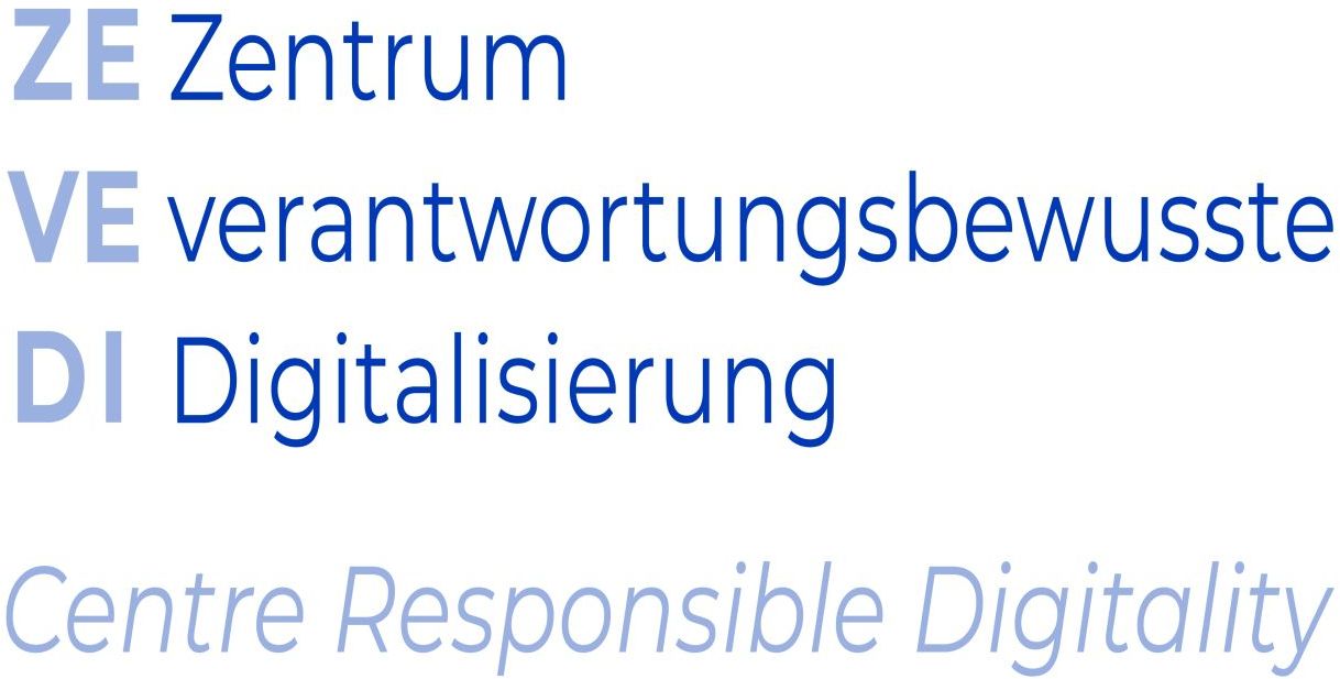 Das Logo des Zentrum verantwortungsbewusste Digitalisierung (ZEVEDI)